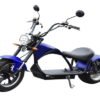 scooter electrico chopper harley azul